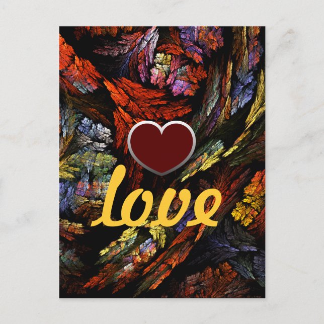 Colour Harmony Love Postcard (Front)