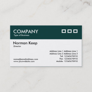 Colour Header - Dark Green v2 Business Card