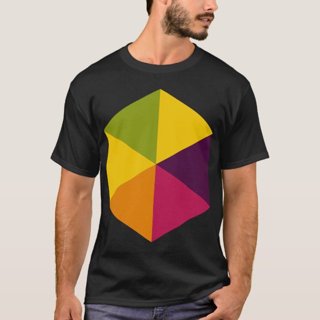 Colour Hexagon 01 T-Shirt (Front)