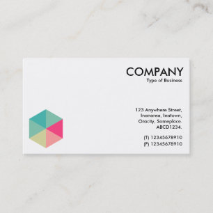 Colour Hexagon 02 Business Card