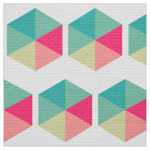Colour Hexagon 02 Fabric