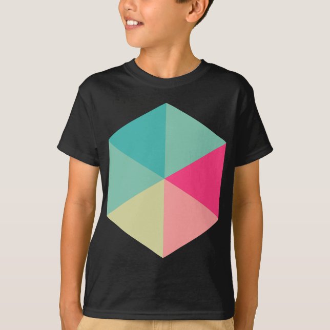 Colour Hexagon 02 T-Shirt (Front)