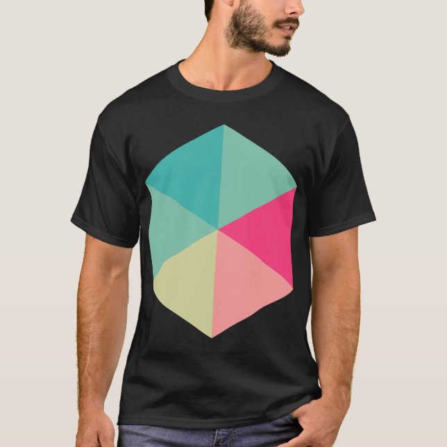 Colour Hexagon 02 T-Shirt (Front)