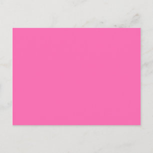colour hotpink postcard