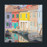 Colour houses in Venice island Burano Italy Magnet<br><div class="desc">Colour houses in Venice island Burano Italy</div>
