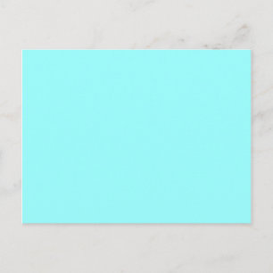 colour ice blue postcard
