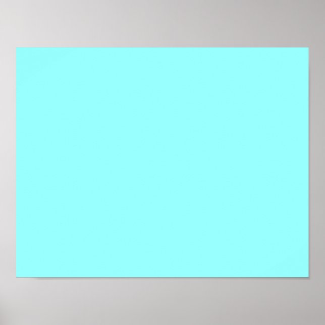 colour ice blue poster (Front)