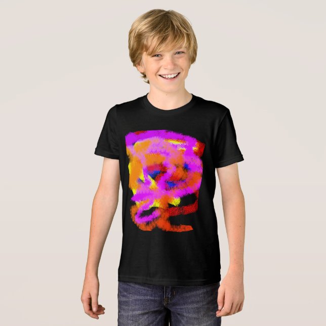 Colour Ideas abstract mind stress Tri-Blend Shirt (Front Full)