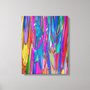 Colour in Motion Canvas Print