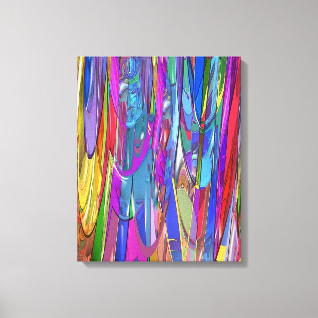 Colour in Motion Canvas Print (Front)