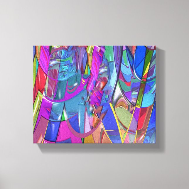 Colour in Motion Canvas Print (Front)