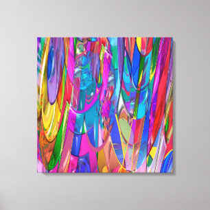 Colour in Motion Canvas Print