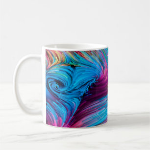 Colour In Motion series. Background design of liqu Coffee Mug