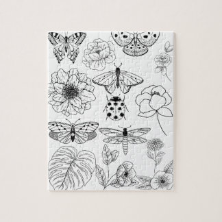 Colour in your Own Garden Puzzle