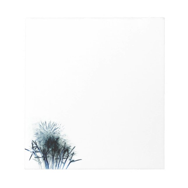 Colour Inverted Fireworks Patriotic Celebration Notepad (Front)