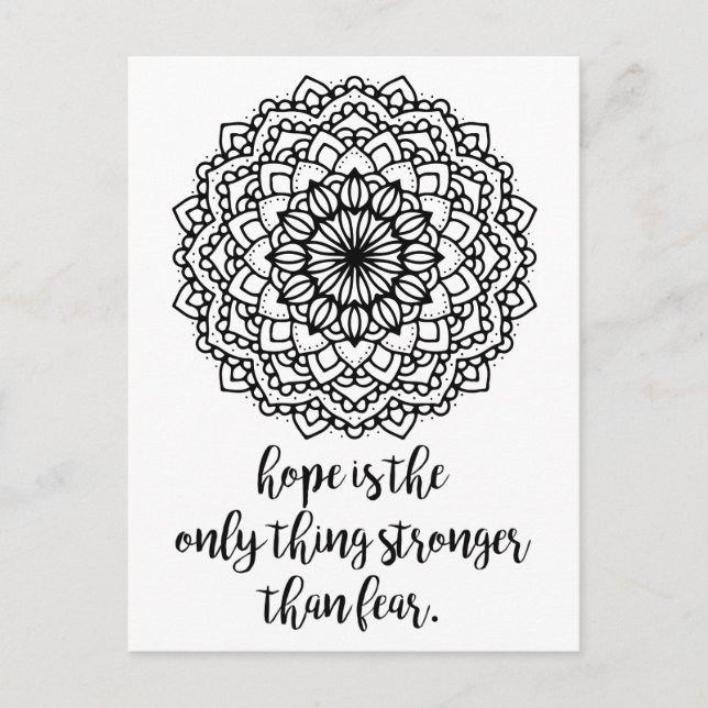 Colour It! Mandala Inspiration Postcard (Front)