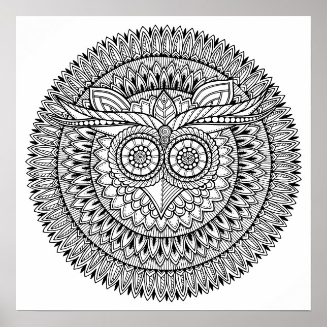 Colour It Poster OWL (Front)