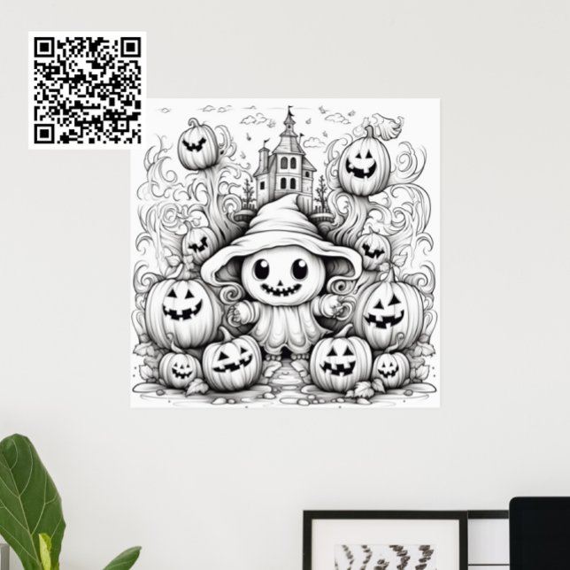 Colour It Yourself Baby Scarecrow Poster (Creator Uploaded)