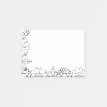 Colour it yourself flower pattern