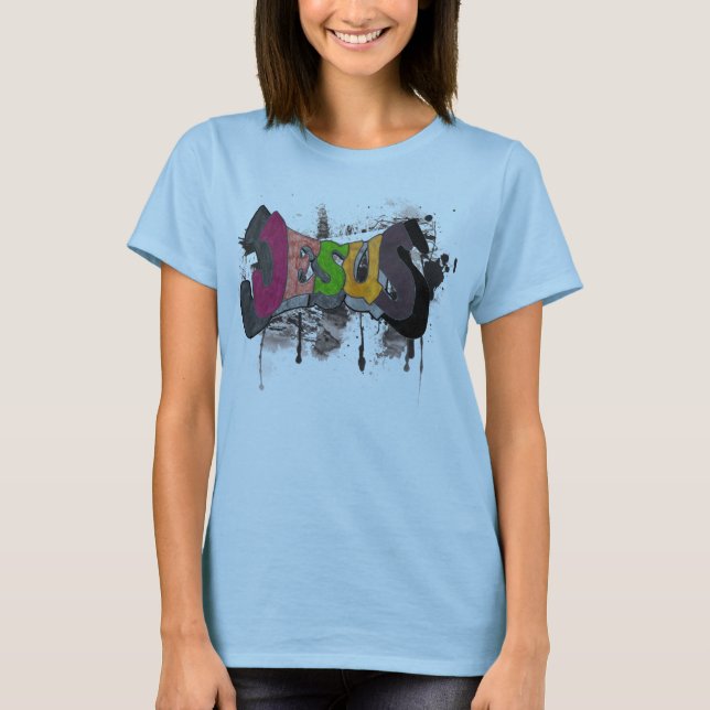 colour jesus T-Shirt (Front)
