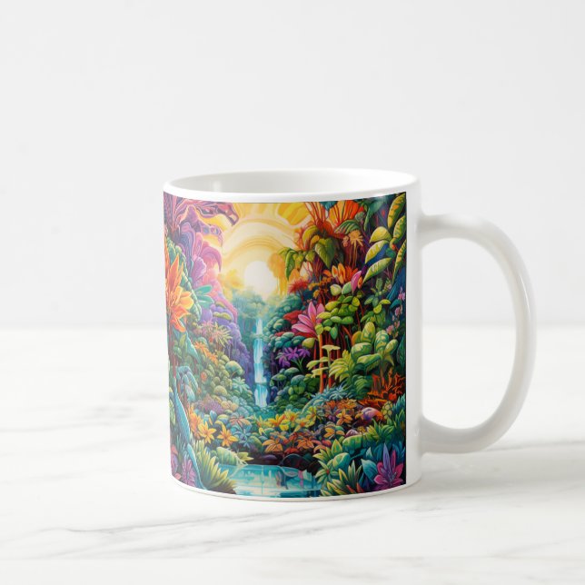 Colour Jungle Coffee Mug (Right)