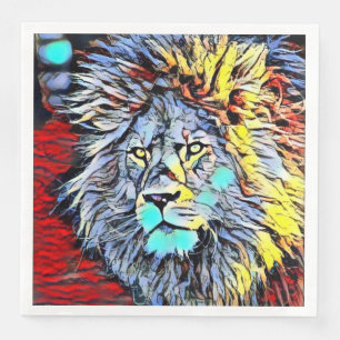 colour kick - lion king napkin