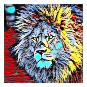 colour kick - lion king photo print