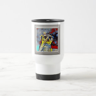 Colour Kick - Meerkat Travel Mug