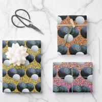 Colour Lawn Bowls, Gift Wrapping Sheets,