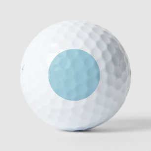 colour light blue golf balls