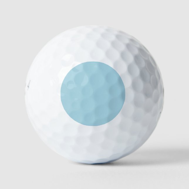 colour light blue golf balls (Front)