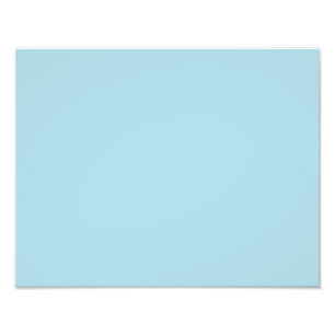 colour light blue photo print