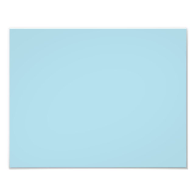 colour light blue photo print (Front)