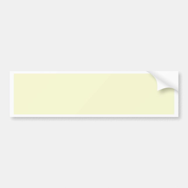 colour light goldenrod yellow bumper sticker (Front)