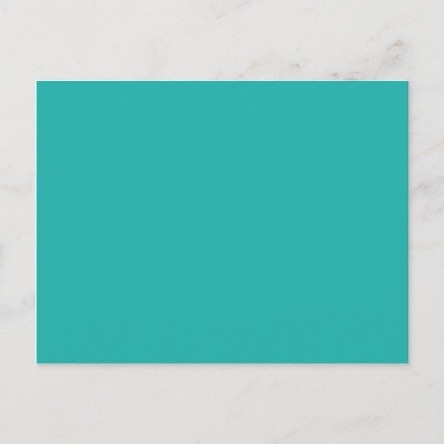 colour light sea green postcard (Front)