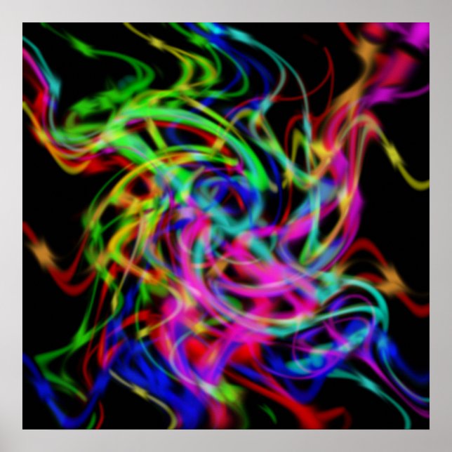 colour light show poster (Front)