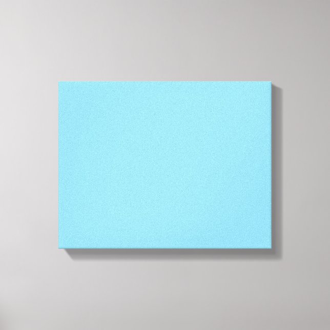 colour light sky blue canvas print (Front)