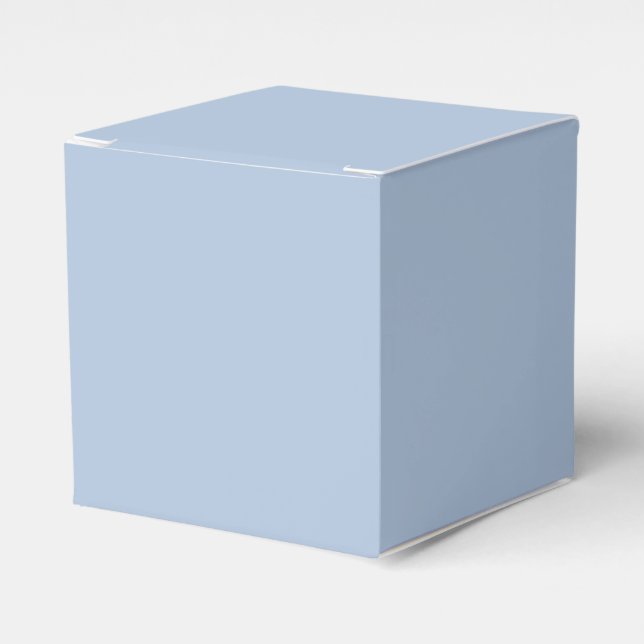 colour light steel blue favour box (Front Side)