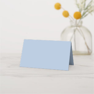 colour light steel blue place card