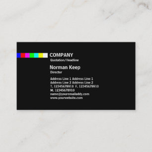 Colour Line - Multicolor Business Card