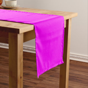 colour magenta long table runner