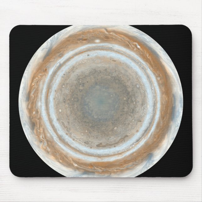 Colour map of Jupiter Mouse Mat (Front)