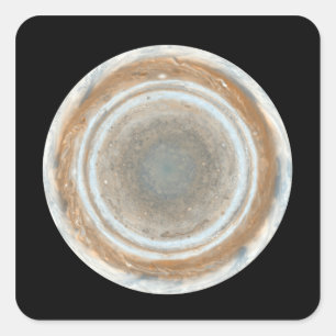 Colour map of Jupiter Square Sticker