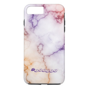 Colour Marble Pattern Personalisation iPhone 8 Plus/7 Plus Case