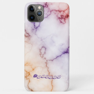 Colour Marble Pattern Personalisation iPhone 11 Pro Max Case