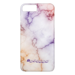 Colour Marble Pattern Personalisation iPhone 8 Plus/7 Plus Case