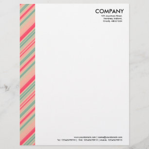 Colour Margin - Stripes 310515 (06) Custom Letterhead