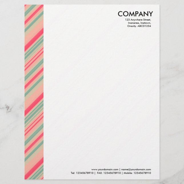 Colour Margin - Stripes 310515 (06) Custom Letterhead (Front)