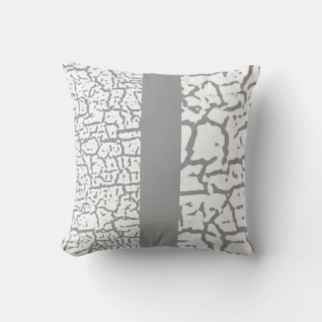 Colour Match Crackle Paint Customisable Cushion (Front)
