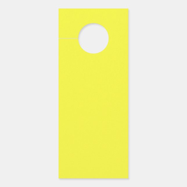 colour maximum yellow door hanger (Front)